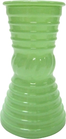 Ваза стеклянная Грейси зеленая 9х19 см