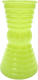 Ваза стеклянная Грейси лайм 9х19 см