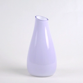 Ваза стеклянная Либеро №2 темная лаванда 20х25 см