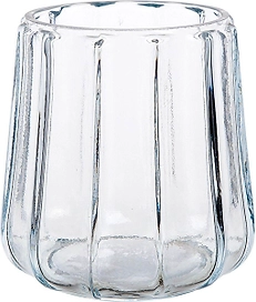 Ваза стеклянная DecoLine Бриолет прозрачная 14x14 cм