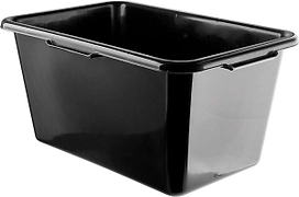 Строительный таз СТРОЙМАШ 90 л пластик черный