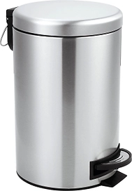 Мусорный контейнер 12 л хром