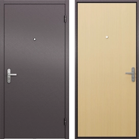 Дверь входная Стинг дуб белый правая 205x96 см