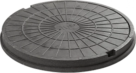 Люк для канализации 63 см черный 