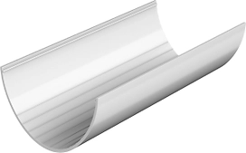 Желоб водосточный ТЕХНОНИКОЛЬ RAL 9016 d125 мм 3 м