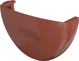 Заглушка желоба ТЕХНОНИКОЛЬ RAL 3013 d125 мм