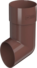 Слив трубы ТЕХНОНИКОЛЬ RAL 8002 d82 мм