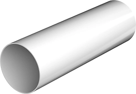 Труба водосточная ТЕХНОНИКОЛЬ RAL 9016 d82 мм 1,5 м