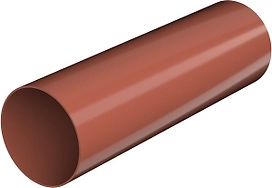 Труба водосточная ТЕХНОНИКОЛЬ Architect RAL 3028 d125/82 мм 1,5 м