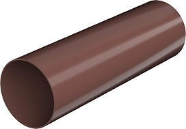 Труба водосточная ТЕХНОНИКОЛЬ Architect RAL 8012 d125/82 мм 3 м