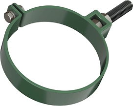 Хомут трубы ТЕХНОНИКОЛЬ Architect RAL 6037 d125/82 мм 