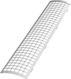 Решетка ТЕХНОНИКОЛЬ Architect RAL 9010 d125/82 мм 0,6 м