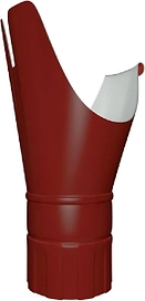 Воронка водосборная Таврос RAL 3005 d92 мм