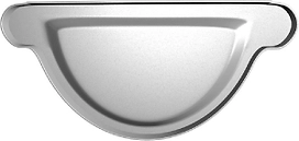 Заглушка желоба Таврос оцинкованная d160 мм