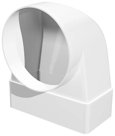 Соединитель ERA 620СК12,5КП полистирол угловой 204х60 мм / d125 мм