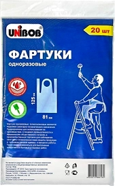 Защитный фартук одноразовый UNIBOB белый