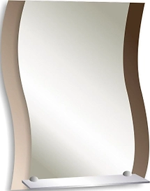 Зеркало для ванной 74 Престиж 68х55 см серебро