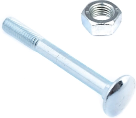 Болт DIN 603 Element полукруглый M10х130 с гайкой 2 шт
