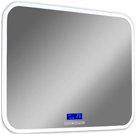 Зеркало для ванной MISTY Стайл 70х90 см с подсветкой белое