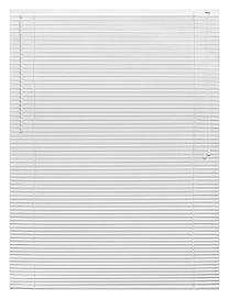 Жалюзи Эскар алюминиевые120х160 см белые