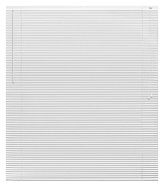 Жалюзи Эскар алюминиевые 140х160 см белые