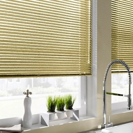 Жалюзи ЭСКАР аллюминевые 100х160 см золото