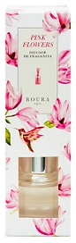 Диффузор ароматический Roura розовые цветы 5х5х18 см
