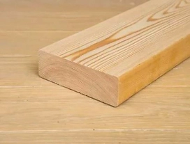 Доска с фаской лиственница сорт АВ 3000х140х43 мм