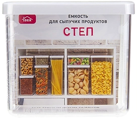 Емкость для сыпучих продуктов IDEA М 1297 белый 1,7 л