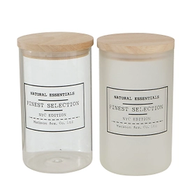 Банка стеклянная Natural в ассортименте 10 см