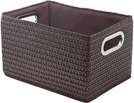 Короб для хранения складной, Д310 Ш220 В190, коричневый