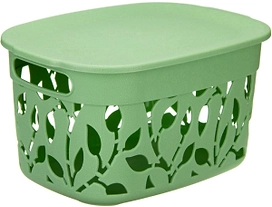 Коробка для вещей IDEA М 2362.1 серый 28х21х15 см