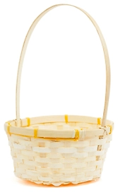 Корзина бамбук с ручкой D21 H20