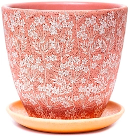 Горшок керамический Луг терракотовый D12H11