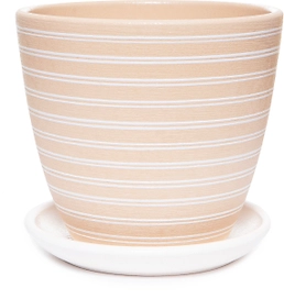 Горшок керамический Саксония коричневый D15 H13