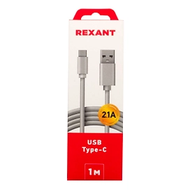 Кабель REXANT USB-Type-C 2A 1 м белый