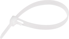 Стяжка многоразовая нейлоновая PRM 7,5х200мм белая (15 шт.)
