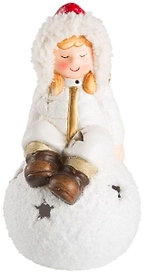 Фигурка керамическая Neon-Night снегурочка 9х8х16 см