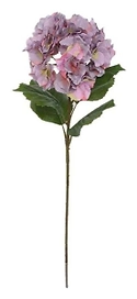 Искусственный цветок гортензия 82 см светло-фиолетовая