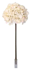 Искусственный цветок гортензия 54 см бежевая