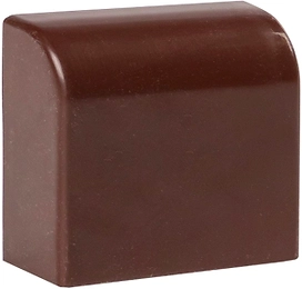 Заглушка EKF PROxima темное дерево 40х25 мм