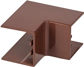 Внутренний угол EKF PROxima темное дерево 25х25 мм