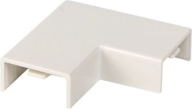 Поворот EKF PROxima белый 20х10 мм