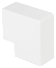 Поворот EKF PROxima белый 40х25 мм