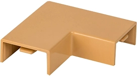 Поворот EKF PROxima светлое дерево 20х10 мм