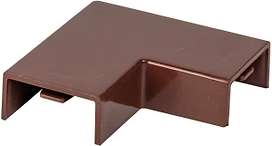 Поворот EKF PROxima темное дерево 20х10 мм 