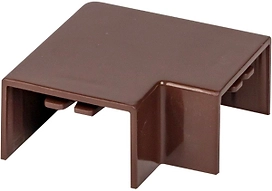 Поворот EKF PROxima темное дерево 25х16 мм