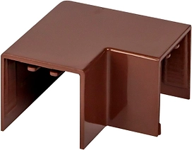 Поворот EKF PROxima темное дерево 25х25 мм