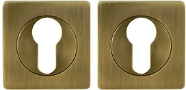 Накладка на цилиндр Ajax ET JK ABG-6 зелёная бронза