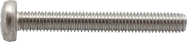Винт DIN 7985 6x10 полукруглая голова, нержавеющая сталь 6 шт